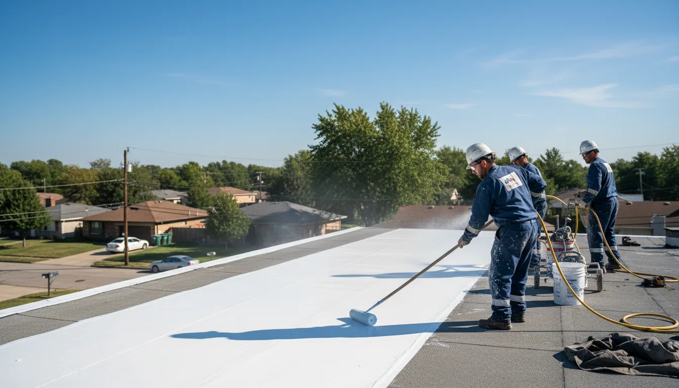 Commercial roof coating in Riverdale, ND near me